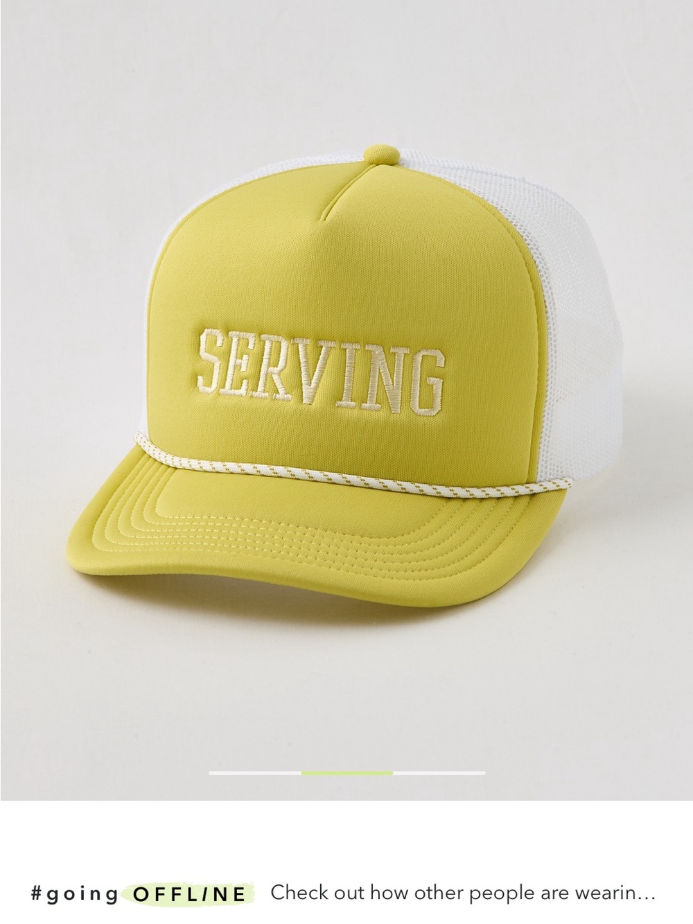 Offline by aerie neoprene Trucker Hat